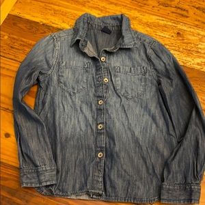 Girls Gap Denim Shirt
